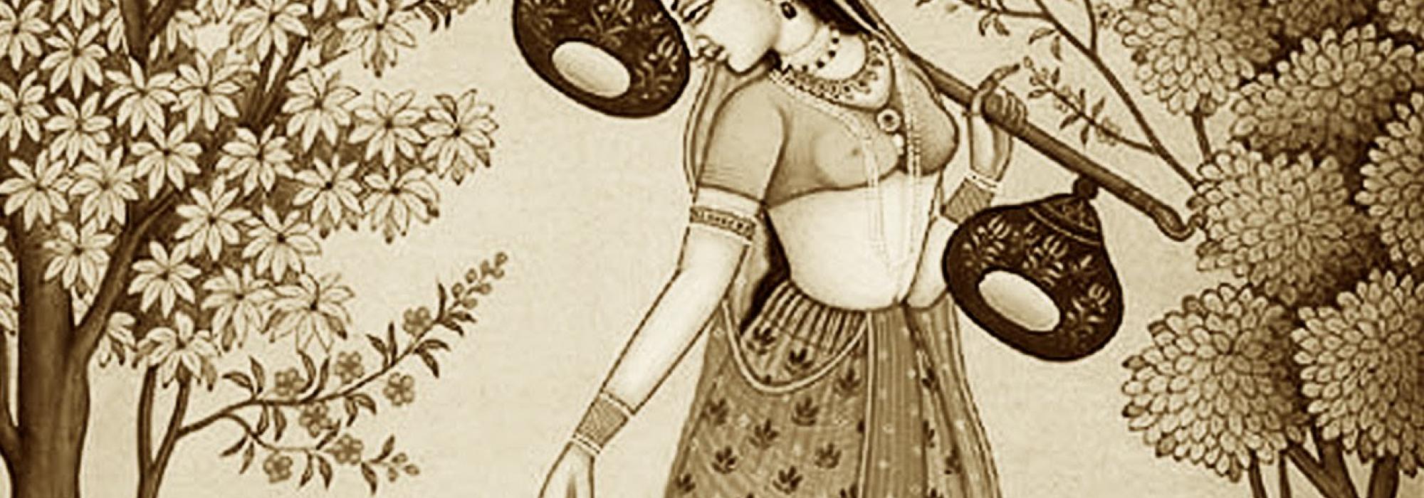 Painiing of Hindustani Classical Musician